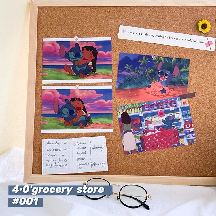 Homemade Teddy postcard Interstellar baby card Cute girl bedroom wall decoration photo props