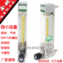 Micro gas flowmeter Glass rotameter Laboratory flowmeter LZB-2 LZB-3 Yuyao production