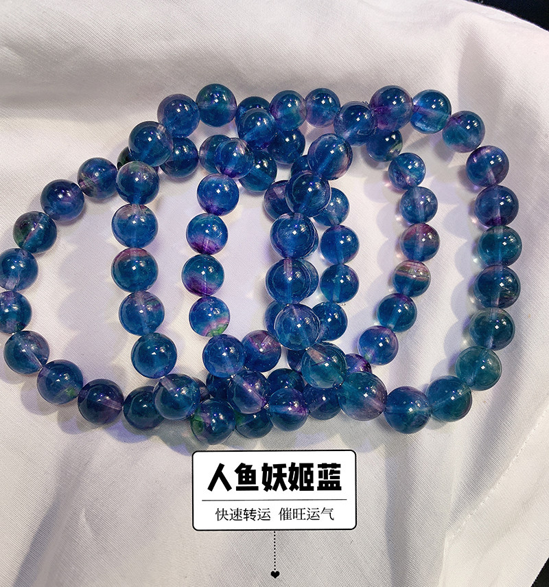 Mermaid Fairy Blue Fluorite Hands Dream Gradient Color