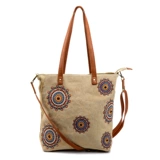 Этническая вместительная и большая сумка через плечо, шоппер, сверхлегкая сумка на одно плечо, этнический стиль