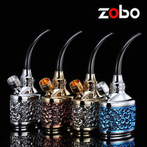 zobo positive plate water smoke pot cigarette holder circulating type washable cut tobacco cigarette thickness and double dual-use water smoke bucket filter