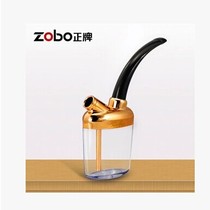 Positive plate water smoke pot cigarette holder filter circulating type washable mini-section transparent water smoke bucket water smoke bag smoke