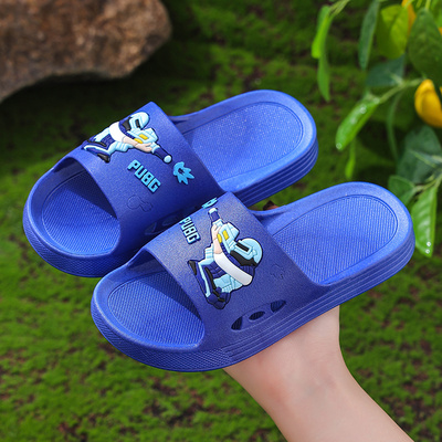 2026 New Arrivals All-In-One Kidsren's Slippers for Boys, Summer Indoor Home Use, Non-Slip Soft-Soled Slippers for Older Boys — 2