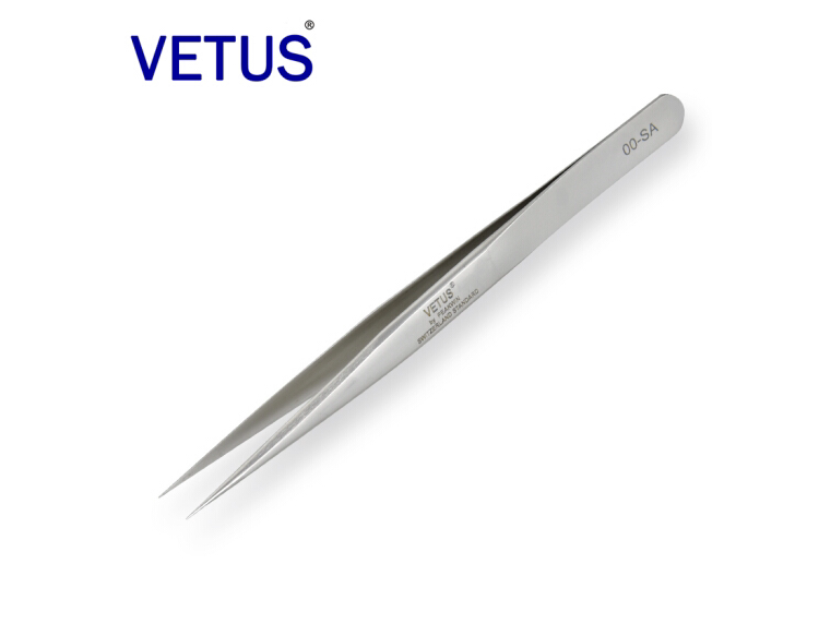 包邮VETUS 高精密修手机钟表工具美容拔粉刺黑头夹尖头镊子 OO-SA