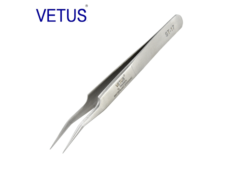 包邮VETUS 高精密钟表手机维修美容美甲燕窝挑毛夹尖头镊子 ST-17