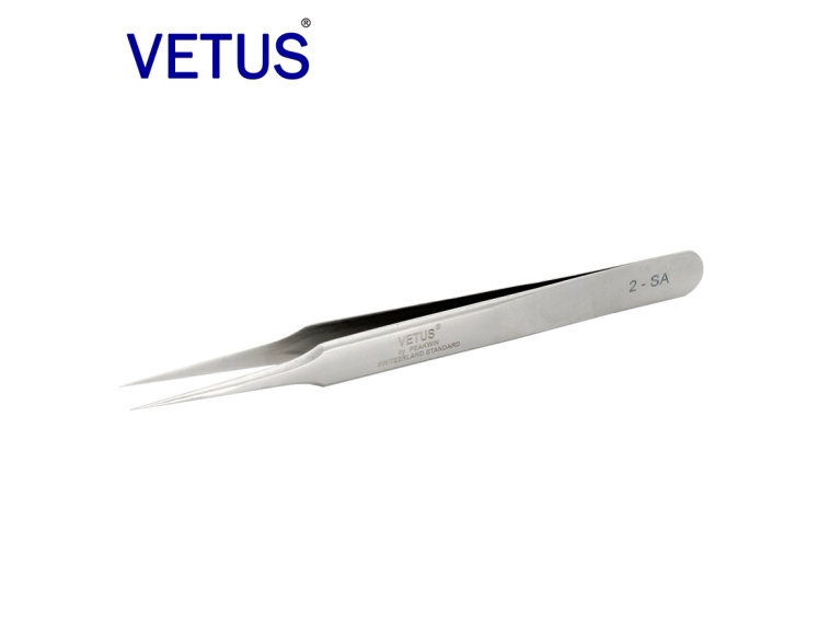 包邮VETUS 高精密修手机手表主板美容拔粉刺黑头夹 尖头镊子 2-SA