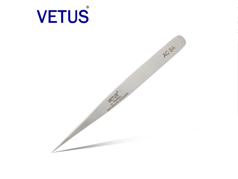包邮VETUS 高精密钟表手机维修工具工厂专用耐用尖头镊子加厚型