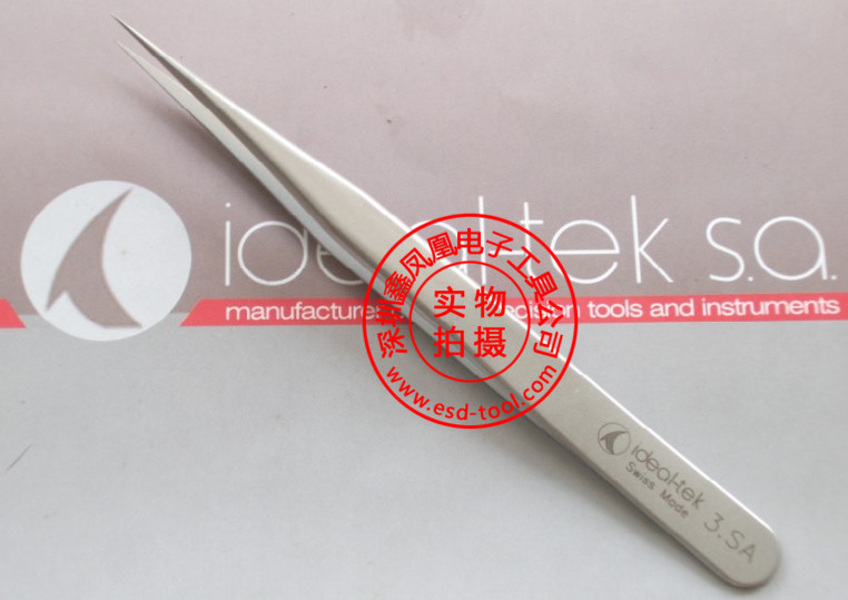 包邮原装进口瑞士IDEAL-TEK精密镊子 3.SA细尖头镊子 不锈钢镊子