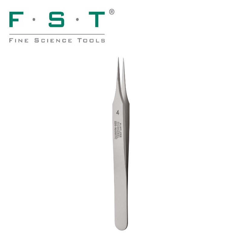 FST镊子11242-40 FST by Dumont Dumont镊子#4 4号解剖镊子