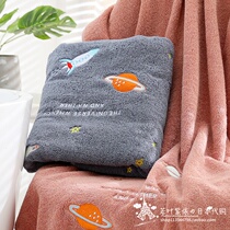 Japanese GP cute men and women large couple adult soft super absorbent cotton baby bath towel universal