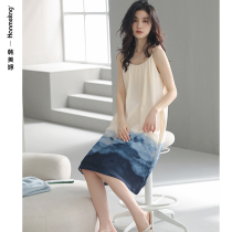 Nightgown Ladies Summer Cotton Sexy Suspender 2022 New Summer Sleeveless Vest Long Pajama Skirt