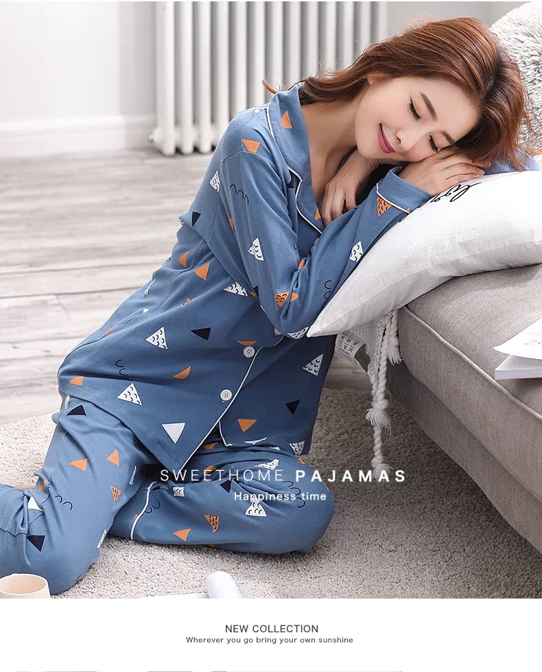 Pyjama pour femme en Coton à manches longues - Ref 2987780 Image 14