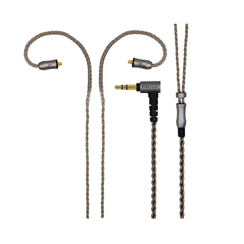 HZ Taiwan imported MMCX oxygen-free copper silver-plated wire se215 315 425 535 846 upgrade level