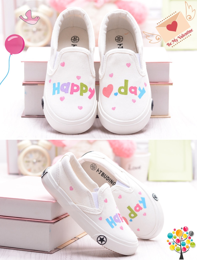 Chaussures enfants en toile suture de voiture pour printemps - semelle tendon - Ref 1040666 Image 25