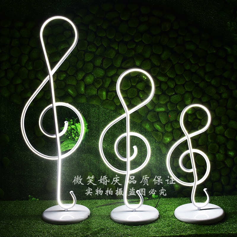 Wedding props note lighting road leading lights with T stage decoration welcome area window layout wedding stage background