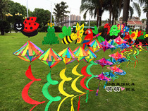 Kindergarten environment creation and decoration Cartoon animal charm pendant Indoor and outdoor pendant Classroom corridor decoration