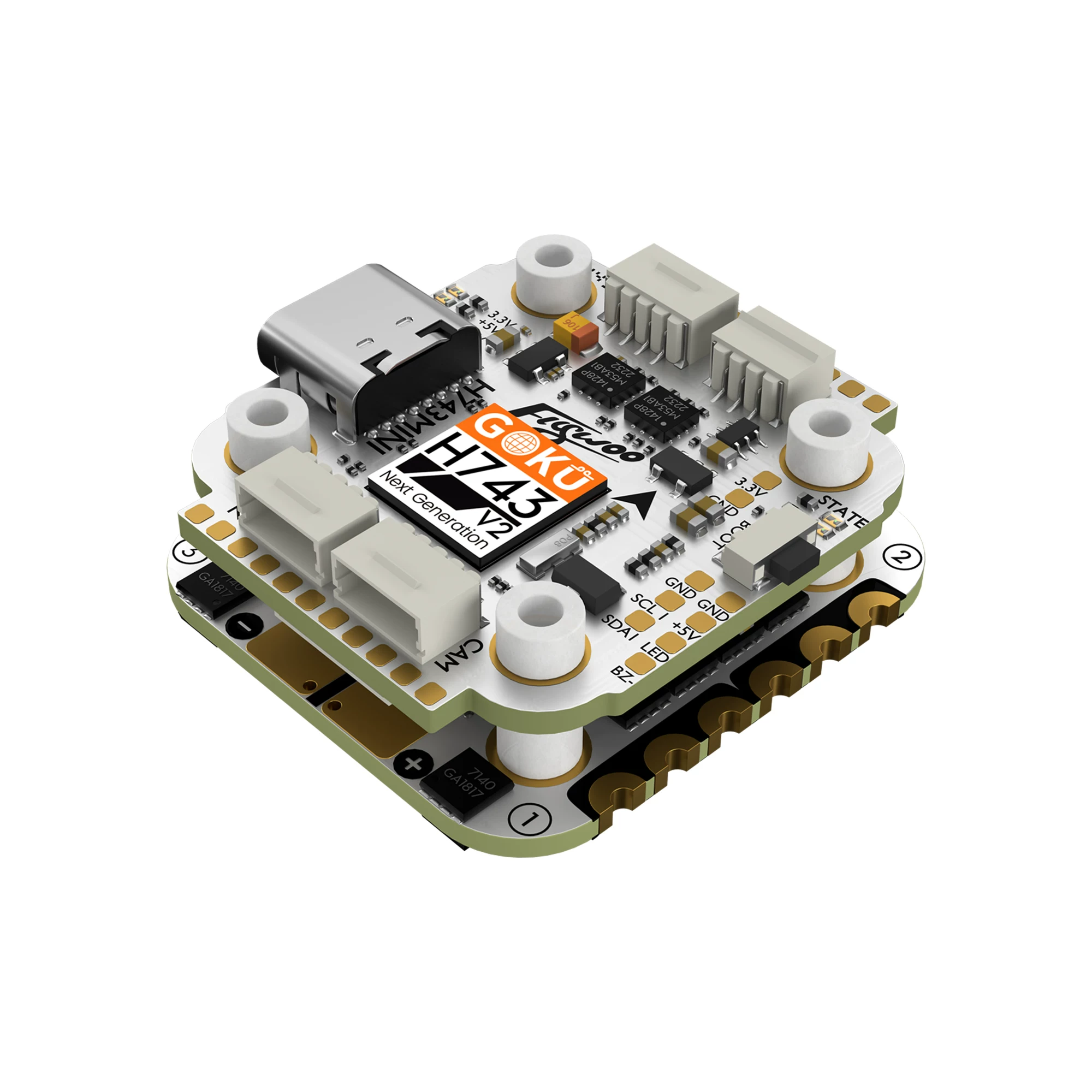 Flywoo GOKU H743 MINI 45A 32Bit flying tower dual gyroscope