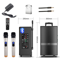 Solove SA-F36 Square Dance Bluetooth 12 Inch Three Frequency Division Sound Outdoor Tie Bar Sound Ground Push Mall Promotion