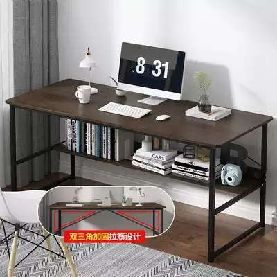 Simple removable splicing wood learning table Rectangular 60 80cm1 1 2 meters long reinforced desk DJ14