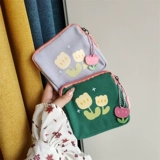 Свежий вместительный и большой кошелек, сумка через плечо, маленький картхолдер, помада, косметичка, салфетки, сумка-органайзер