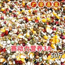 Racing pigeon food with corn nutrition 3A racing pigeon feed homing pigeon military pigeon ornamental pigeon meat pigeon bird food 50 pounds