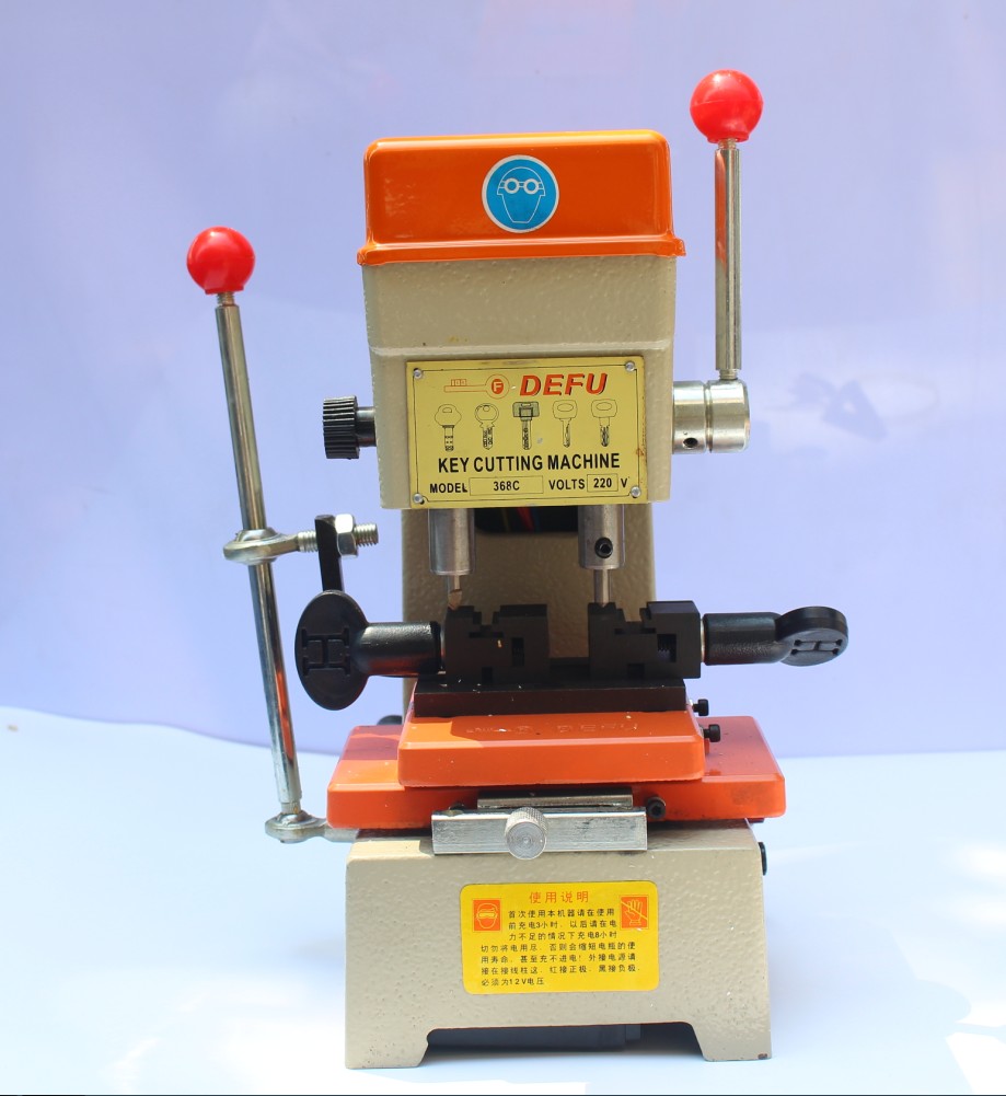 Desrich key machine 368C remaking machine vertical punching internal and external milling groove alternating current and alternating current with battery cell