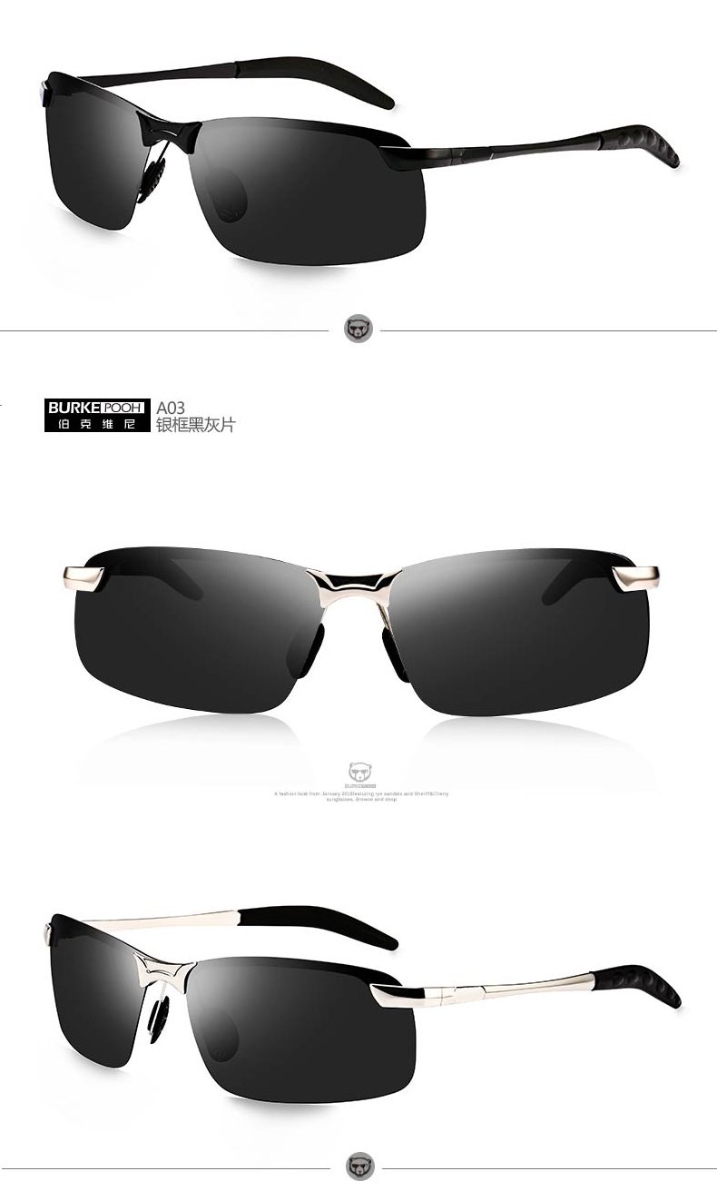 2018 new sunglasses nam lái xe phân cực lái xe lái xe hipster sunglasses mắt dài mặt 2017 kính thủy triều