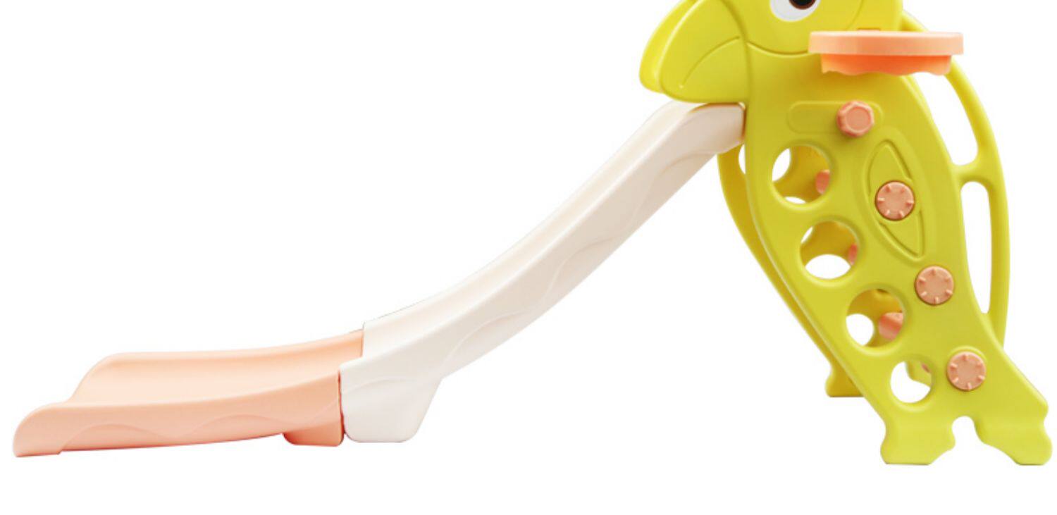 Слайд 诺澳 儿童乐园室内滑梯家用多功能滑滑梯带篮球架幼儿园玩具 鹦鹉