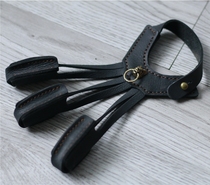 (Dark)Black widow leather archery Mediterranean three finger guard gloves Finger cover Light bow beauty hunting anti-curved bow protector