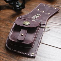 (1)Beauty hunting reverse curved traditional quiver quiver quiver Quiver Quiver quiver archery genuine leather field quiver quiver handmade cowhide