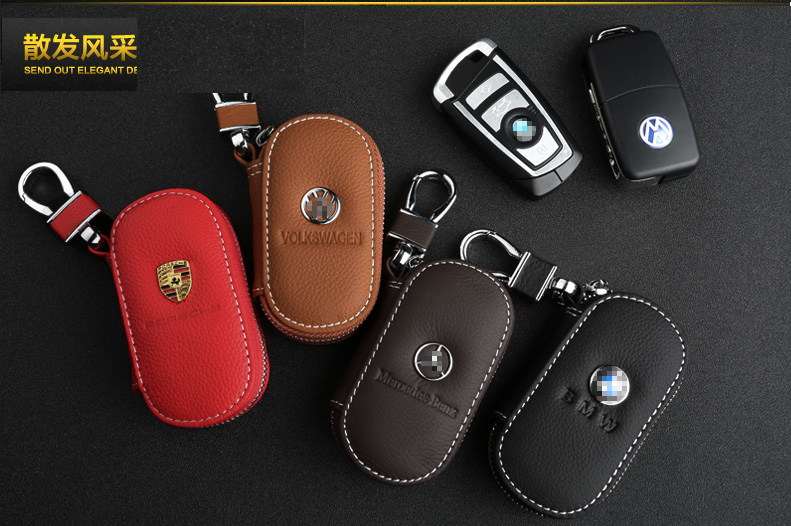 Chevrolet Keychain Mai Taxo Cruze Tạo giải đấu tuyệt vời Chìa khóa xe da châu Âu - Trường hợp chính móc khóa túi mini