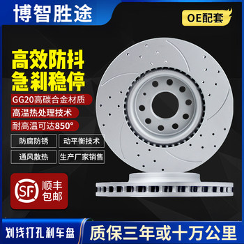 Suitable for Ford Classic Focus, Fiesta, New and Old Mondeo, Escape, Edge, Escort Brake Discs