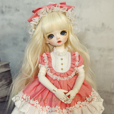 taobao agent BJD baby clothing six -point baby clothes lolita dress 1/6 1/4 1/3 DD baby clothes pink dress