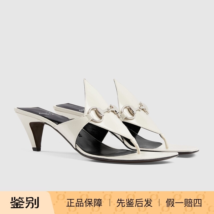 Gucci Horsebit Flip-Flops, Sandals, High Heels, Mules, Women's Shoes 764197
