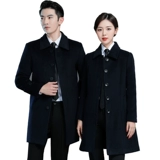 Шерстяное пальто для отеля для работы подходит для мужчин и женщин, ювелирное украшение, демисезонный пуховик