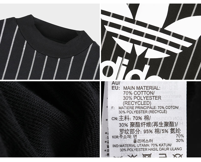 ADIDAS Adidas Cỏ ba lá mùa xuân Nữ sọc dọc Váy thể thao giản dị Váy DY0877 - Trang phục thể thao quần áo puma nữ chính hãng