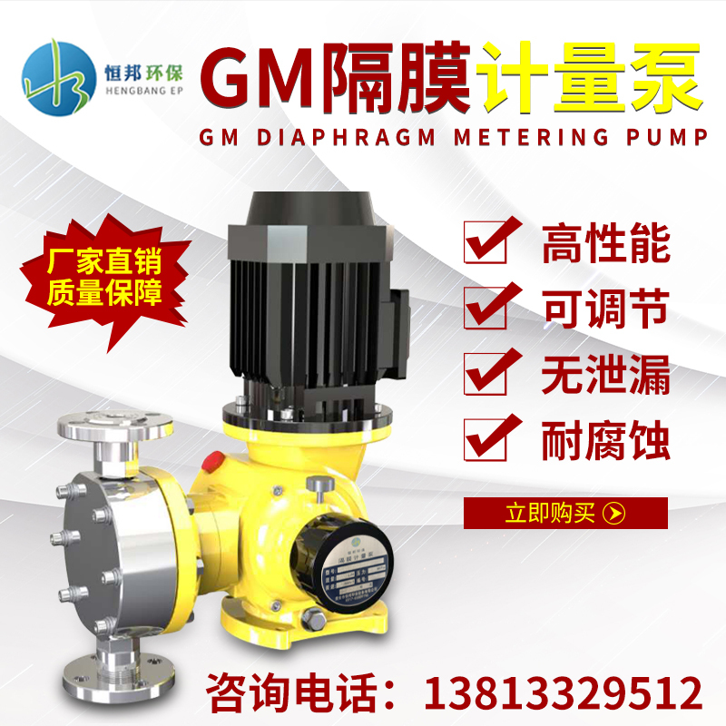 Gm Diaphragm Metering Pump, Corrosion-Resistant, Leak-Free Dosing Pump, Sewage Treatment, Genuine Product Assurance, Chemical Flow Pump Manufacturer