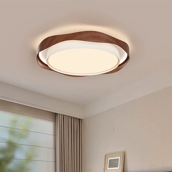 2026 New Model Vintage Ceiling Light, Retro Simple New Chinese Style Living Room Light, Full Spectrum Lighting for Bedroom and Study