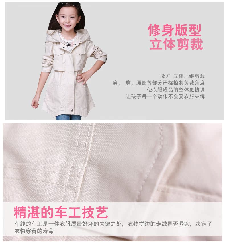 Manteau pour fille - Ref 2162900 Image 10