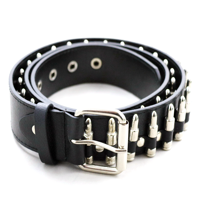 Casual decorative belt Men's belt bullet European and American fashion waist belt Military fan supplies direct sales