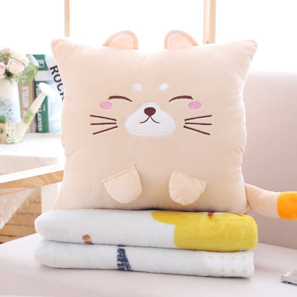 创意抱枕被子两用靠垫可爱生日七夕情人节礼物女生