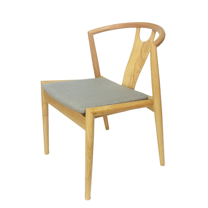 Markchair Japanese designer restaurant chair Nordic solid wood chair Mark backrest leisure chair new Chinese style chair