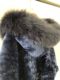 Ladies mink grade ໄມ້ໄສ້ sheep sheared fur ປະສົມປະສານ fox fur collar sapphire ສີຟ້າສູງທີ່ສຸດ fur ການຄ້າຕ່າງປະເທດຄໍາສັ່ງຕົ້ນສະບັບ