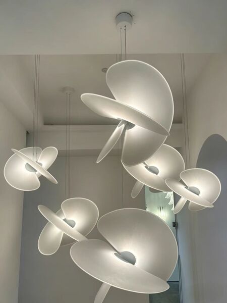 Italian Luceplan Restaurant Chandelier Designer Loft Duplex Villa Stairwell Open Living Room Chandelier