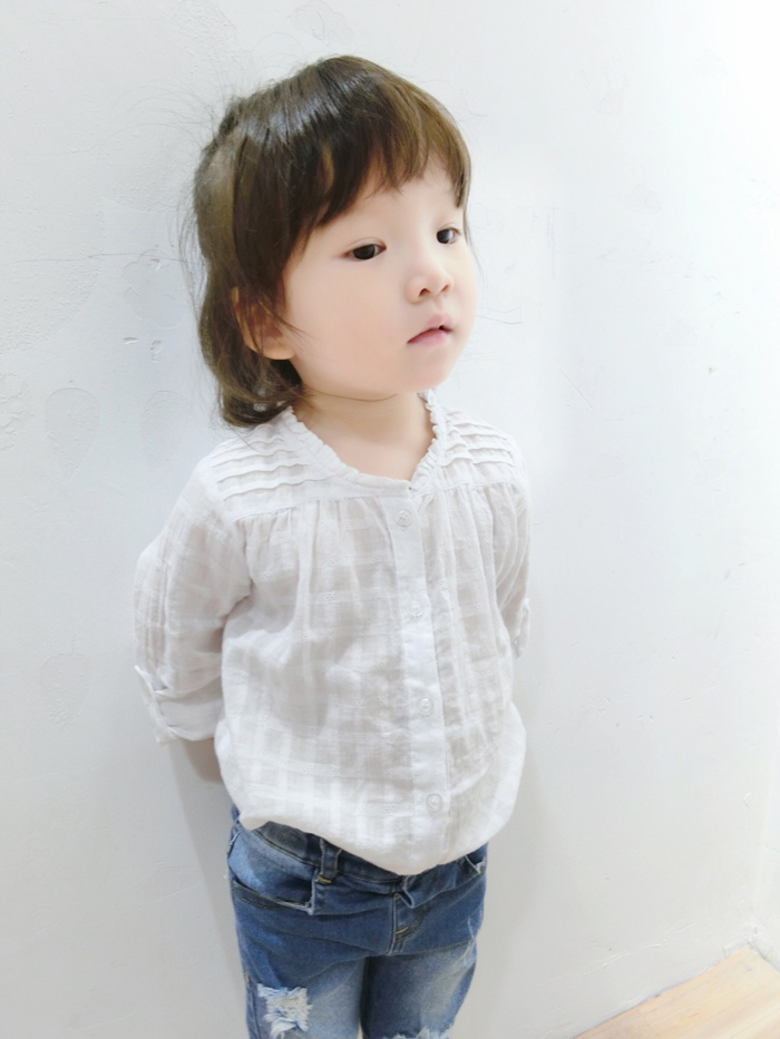 Chemise fille à manche longue - Ref 2084772 Image 9