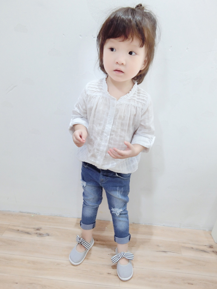 Chemise fille à manche longue - Ref 2084772 Image 14