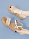 High-Heeled Sandals for Women 2026 Summer New Holiday Style Wedge Fashion Sandals Thick-Soled Casual Women's Shoes