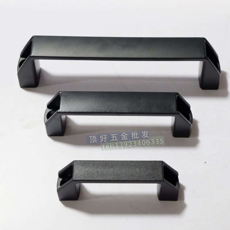 Top-good nylon aluminum alloy black handle LS520 drawers with handle clear fit handle LS522 square handle