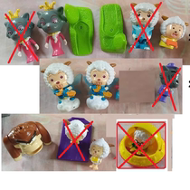 KFC Toys Pleasant Goat and Big Big Wolf Multi-Picture Series Parts Different Quality Sold Individually