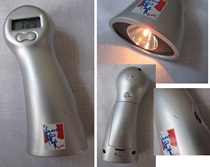KFC Toy Internal Souvenir Silver Gray Electronic Watch*Flashlight Two-in-One Wear